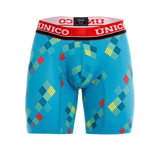 BOXER COPA MEDIO AZUL PROFUNDO ESTAMPADO