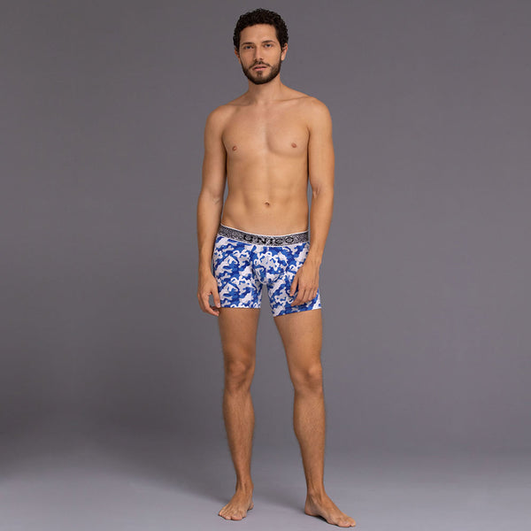 BOXER COPA MEDIO BLUE CAMO ESTAMPADO