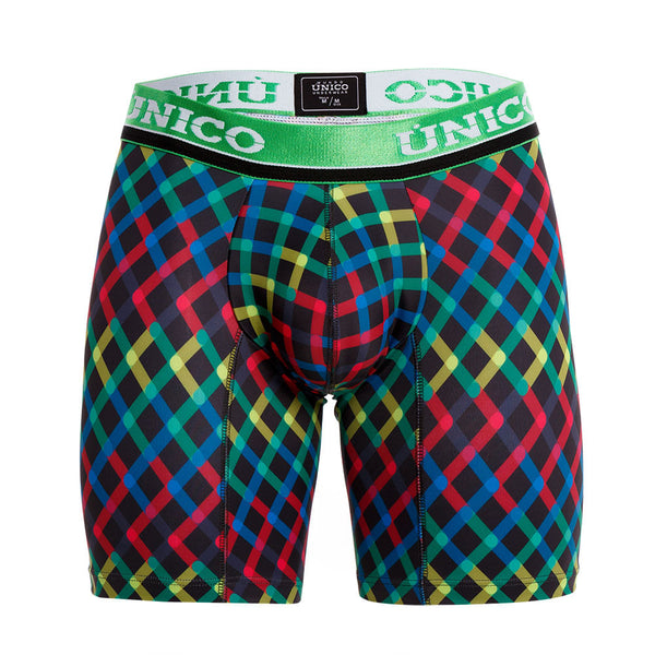 BOXER COPA MEDIO CRUCES DE COLOR ESTAMPADO