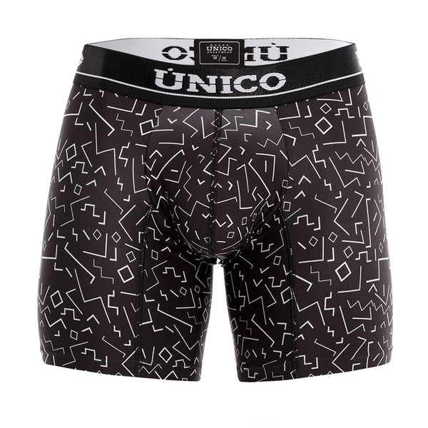 BOXER COPA MEDIO GEOMETRÍA NEGRO