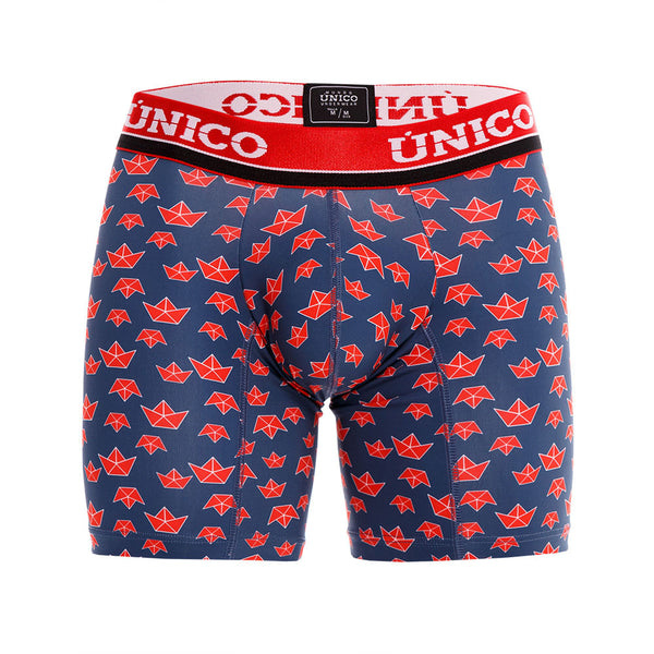 BOXER COPA MEDIO PUERTO DE PAPEL ESTAMPADO