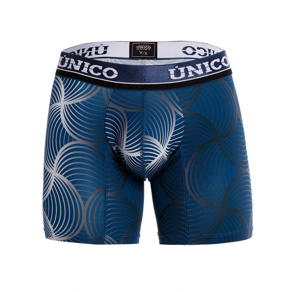 BOXER COPA MEDIO SIMETRÍA DE CÍRCULOS ESTAMPADO