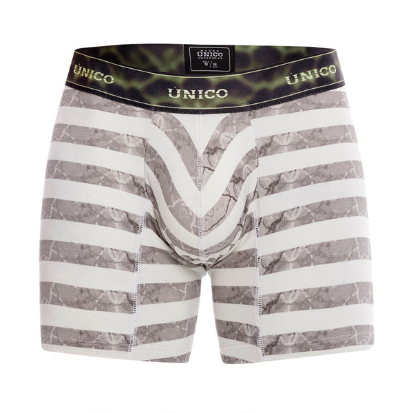 BOXER COPA MEDIO FRANJEADO ESTAMPADO