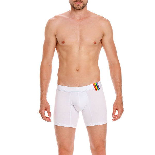 BOXER COPA MEDIO PRIDE COTTON BLANCO