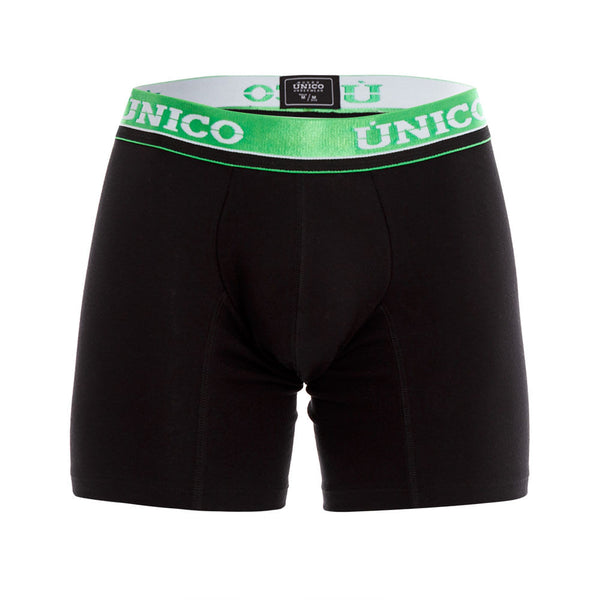BOXER COPA MEDIO SÓLIDO NEGRO