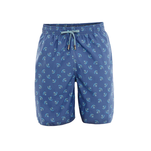 PANTALONETA SURF MEDIA ANCLAS AZUL INDIGO