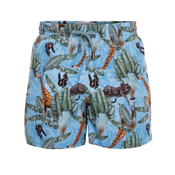 PANTALONETA SURF CORTA EXOTIC AZUL